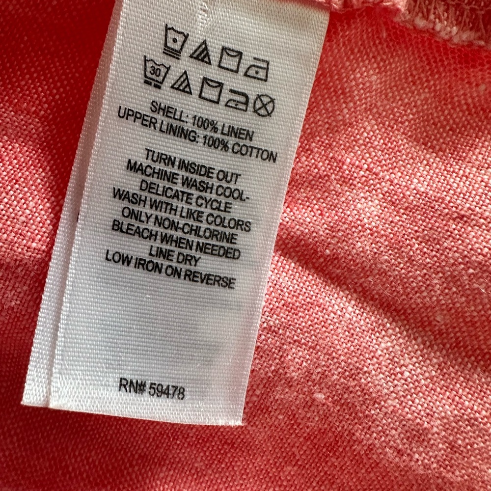 Cynthia Rowley color block linen mini dress - Picture 7 of 7